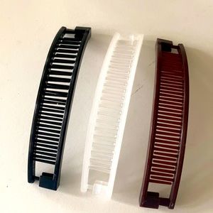 Vintage Banana Hair Clips